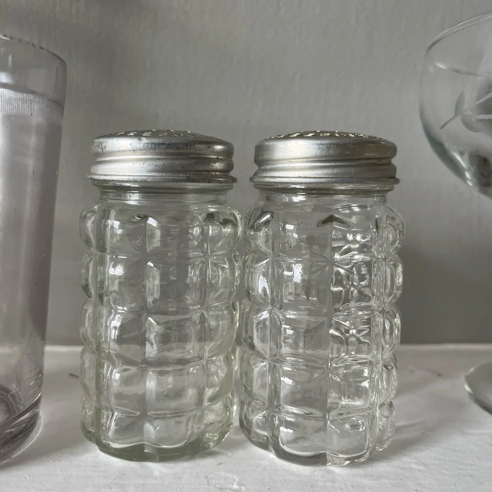 Vintage antique glassware